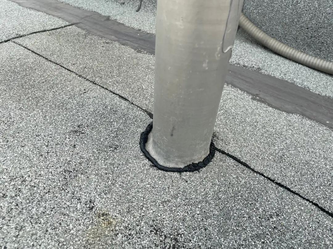 Detailing around a penetration on the membrane