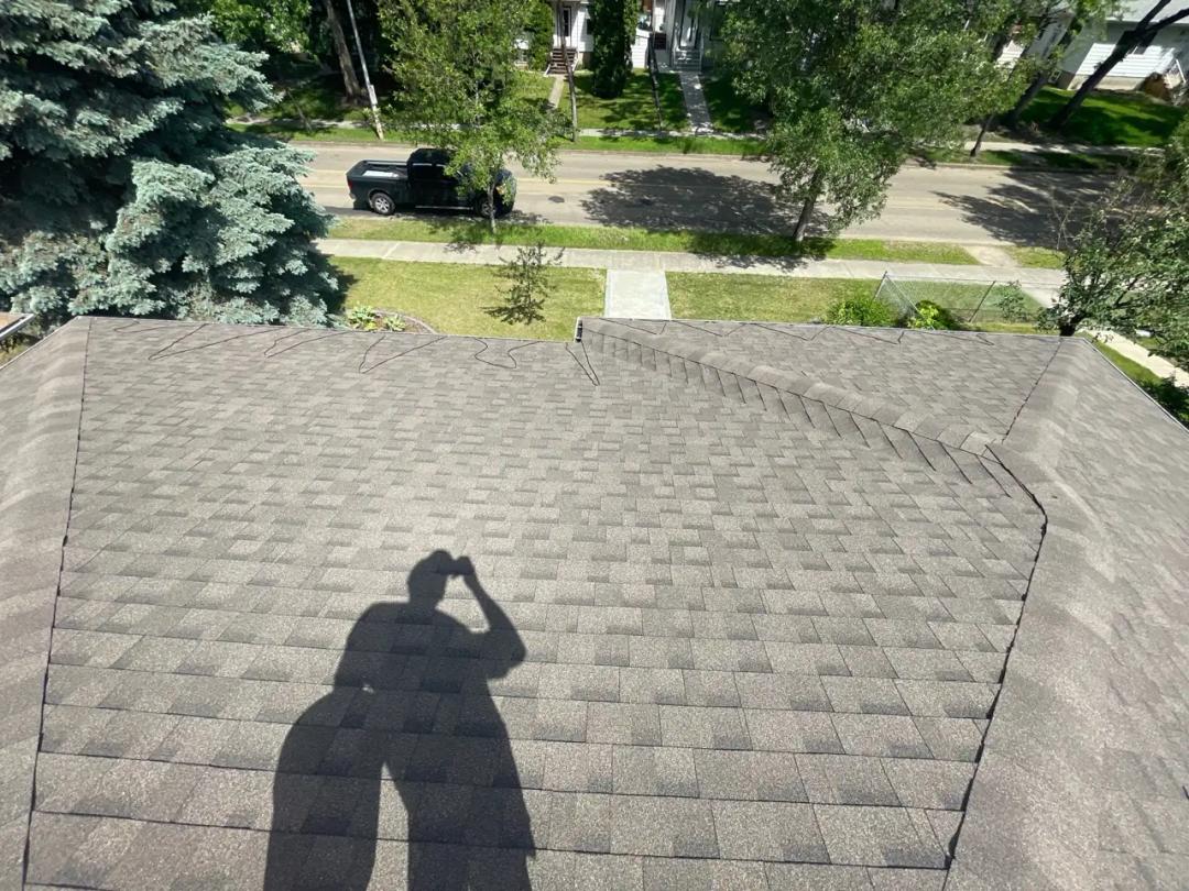 Roof detail checked during the inspection