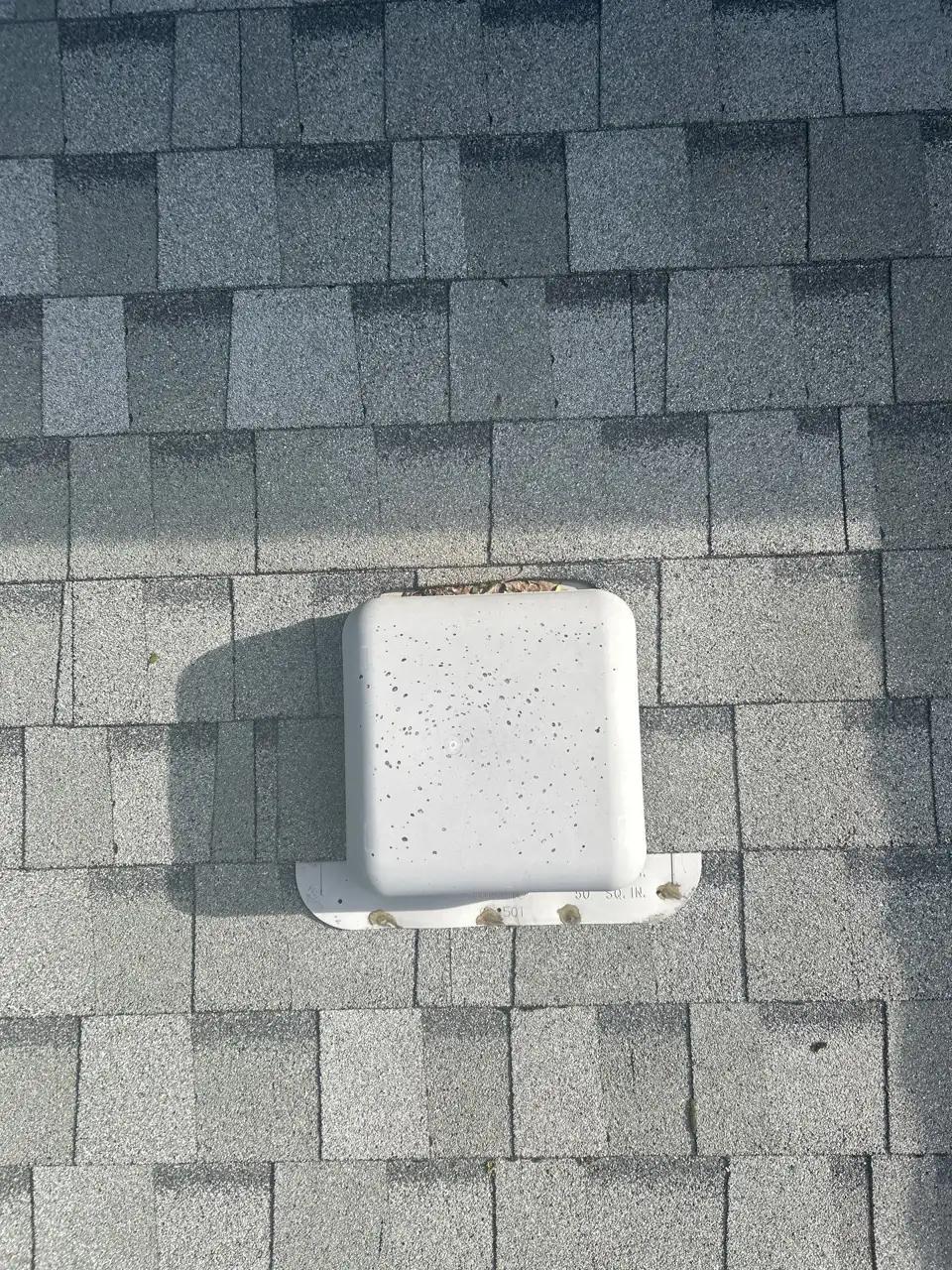Skylight and surrounding shingles inspected